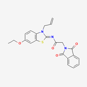 (Z)-N-(3-allyl-6-ethoxybenzo[d]thiazol-2(3H)-ylidene)-2-(1,3-dioxoisoindolin-2-yl)acetamide