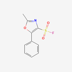 2-Methyl-5-phenyl-1,3-oxazole-4-sulfonyl fluoride