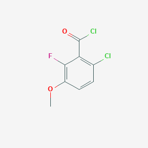 molecular formula C8H5Cl2FO2 B2676444 6-Chloro-2-fluoro-3-methoxybenzoyl chloride CAS No. 886499-63-4