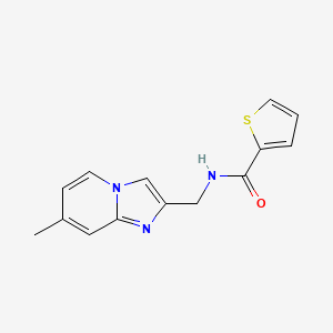 N-((7-methylimidazo[1,2-a]pyridin-2-yl)methyl)thiophene-2-carboxamide