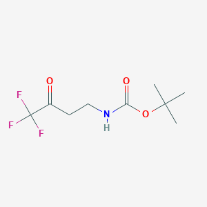 Tert-butyl N-(4,4,4-trifluoro-3-oxobutyl)carbamate