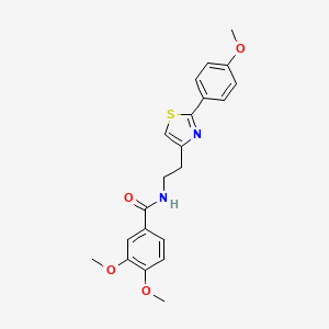 3,4-dimethoxy-N-(2-(2-(4-methoxyphenyl)thiazol-4-yl)ethyl)benzamide