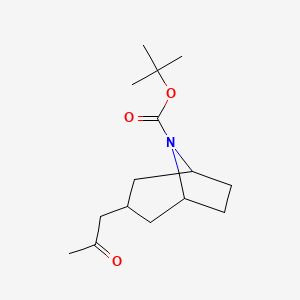 Tert-butyl 3-(2-oxopropyl)-8-azabicyclo[3.2.1]octane-8-carboxylate