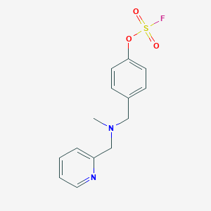 2-[[(4-Fluorosulfonyloxyphenyl)methyl-methylamino]methyl]pyridine