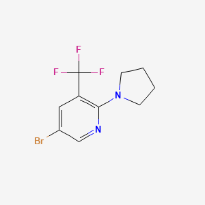 5-BRomo-2-(pyrrolidin-1-yl)-3-(trifluoromethyl)pyridine
