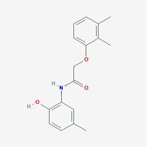 molecular formula C17H19NO3 B267658 2-(2,3-dimethylphenoxy)-N-(2-hydroxy-5-methylphenyl)acetamide 