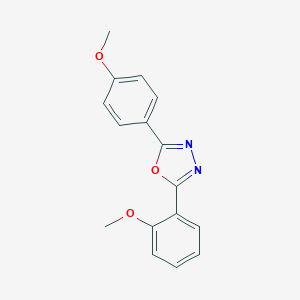 molecular formula C16H14N2O3 B267661 2-(2-Methoxyphenyl)-5-(4-methoxyphenyl)-1,3,4-oxadiazole 