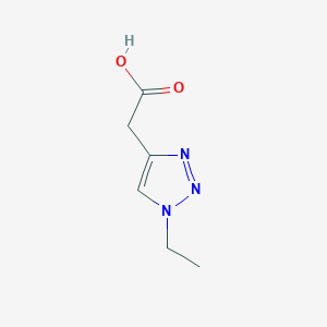 2-(1-ethyl-1H-1,2,3-triazol-4-yl)acetic acid