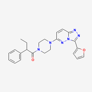 1-(4-(3-(Furan-2-yl)-[1,2,4]triazolo[4,3-b]pyridazin-6-yl)piperazin-1-yl)-2-phenylbutan-1-one