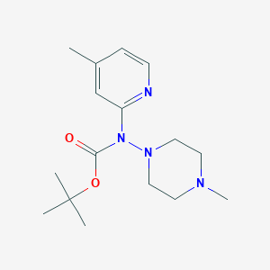 Tert-butyl N-(4-methylpiperazin-1-yl)-N-(4-methylpyridin-2-yl)carbamate