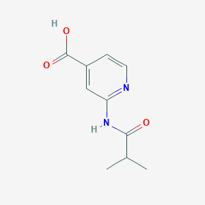 molecular formula C10H12N2O3 B2676685 2-Isobutyramidoisonicotinic acid CAS No. 1373866-67-1