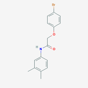 molecular formula C16H16BrNO2 B267674 2-(4-bromophenoxy)-N-(3,4-dimethylphenyl)acetamide 