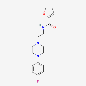 molecular formula C17H20FN3O2 B2676795 N-(2-(4-(4-氟苯基)哌嗪-1-基)乙基)呋喃-2-羧酰胺 CAS No. 1049440-86-9