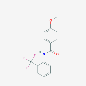 molecular formula C16H14F3NO2 B267681 4-ethoxy-N-[2-(trifluoromethyl)phenyl]benzamide 