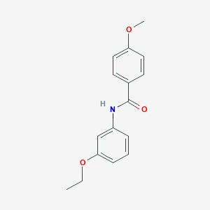molecular formula C16H17NO3 B267682 N-(3-ethoxyphenyl)-4-methoxybenzamide 