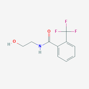 molecular formula C10H10F3NO2 B2676839 N-(2-羟乙基)-2-(三氟甲基)苯甲酰胺 CAS No. 948720-21-6