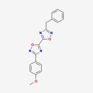 3-Benzyl-3'-(4-methoxyphenyl)-5,5'-bi-1,2,4-oxadiazole