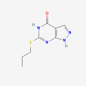 molecular formula C8H10N4OS B2676851 6-(propylthio)-1H-pyrazolo[3,4-d]pyrimidin-4(5H)-one CAS No. 878065-94-2