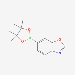 B2676858 6-(4,4,5,5-Tetramethyl-1,3,2-dioxaborolan-2-yl)benzo[d]oxazole CAS No. 1810038-58-4