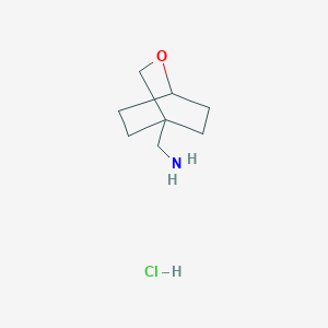 B2676873 1-{2-Oxabicyclo[2.2.2]octan-4-yl}methanamine hydrochloride CAS No. 2173991-83-6