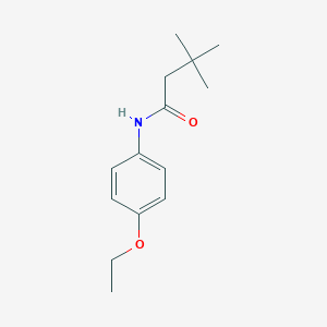 molecular formula C14H21NO2 B267688 N-(4-ethoxyphenyl)-3,3-dimethylbutanamide 