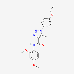 N-(2,4-dimethoxyphenyl)-1-(4-ethoxyphenyl)-5-methyl-1H-1,2,3-triazole-4-carboxamide