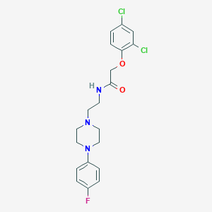 2-(2,4-dichlorophenoxy)-N-(2-(4-(4-fluorophenyl)piperazin-1-yl)ethyl)acetamide