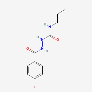 2-(4-fluorobenzoyl)-N-propyl-1-hydrazinecarboxamide