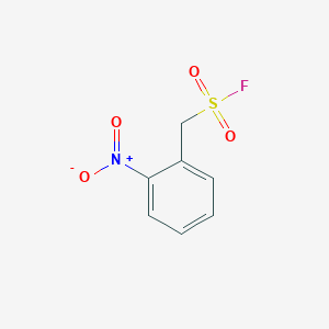 molecular formula C7H6FNO4S B2676922 (2-Nitrophenyl)methanesulfonyl fluoride CAS No. 1675732-94-1