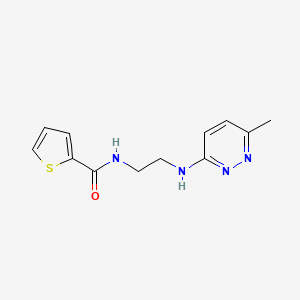 N-(2-((6-methylpyridazin-3-yl)amino)ethyl)thiophene-2-carboxamide