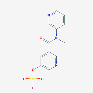 3-Fluorosulfonyloxy-5-[methyl(pyridin-3-yl)carbamoyl]pyridine