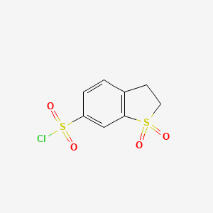 2,3-Dihydrobenzo[b]thiophene-6-sulfonyl chloride 1,1-dioxide