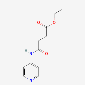 molecular formula C11H14N2O3 B2676943 Ethyl 4-oxo-4-(pyridin-4-ylamino)butanoate CAS No. 705925-39-9