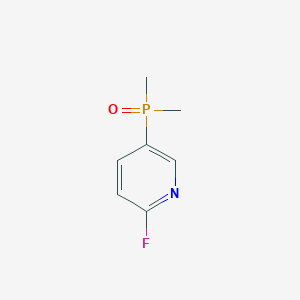 molecular formula C7H9FNOP B2676974 (6-Fluoropyridin-3-yl)dimethylphosphine oxide CAS No. 2503206-57-1