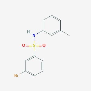 molecular formula C13H12BrNO2S B267703 3-bromo-N-(3-methylphenyl)benzenesulfonamide 