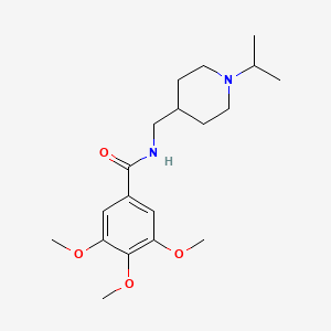 N-((1-isopropylpiperidin-4-yl)methyl)-3,4,5-trimethoxybenzamide