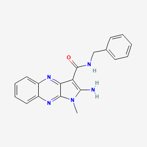 2-amino-N-benzyl-1-methyl-1H-pyrrolo[2,3-b]quinoxaline-3-carboxamide