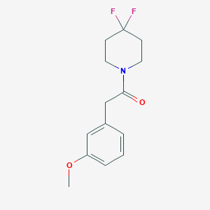1-(4,4-Difluoropiperidin-1-yl)-2-(3-methoxyphenyl)ethanone