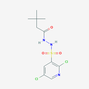 N'-(2,5-Dichloropyridin-3-yl)sulfonyl-3,3-dimethylbutanehydrazide