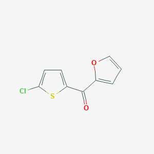 2-(5-Chlorothiophene-2-carbonyl)furan