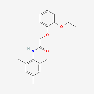 molecular formula C19H23NO3 B2677123 2-(2-ethoxyphenoxy)-N-(2,4,6-trimethylphenyl)acetamide CAS No. 634161-92-5