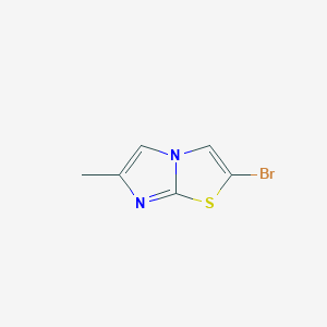 molecular formula C6H5BrN2S B2677131 2-Bromo-6-methylimidazo[2,1-b]thiazole CAS No. 1289058-10-1