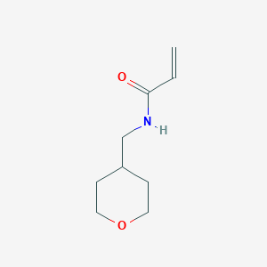 molecular formula C9H15NO2 B2677151 N-(oxan-4-ylmethyl)prop-2-enamide CAS No. 1343665-29-1