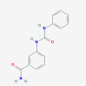 molecular formula C14H13N3O2 B267716 3-Phenylureidobenzamide 