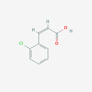 molecular formula C9H7ClO2 B267718 2-Chloro-cis-cinnamic acid 