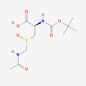 molecular formula C11H20N2O6S B2677195 Boc-Cys(Acm,O)-OH CAS No. 75893-04-8