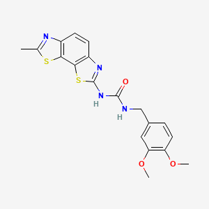 1-(3,4-Dimethoxybenzyl)-3-(7-methylbenzo[1,2-d:4,3-d']bis(thiazole)-2-yl)urea