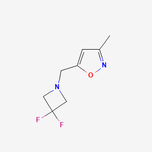 5-((3,3-Difluoroazetidin-1-yl)methyl)-3-methylisoxazole