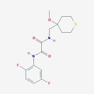 N1-(2,5-difluorophenyl)-N2-((4-methoxytetrahydro-2H-thiopyran-4-yl)methyl)oxalamide