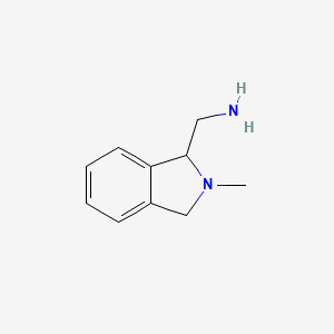 (2-methyl-2,3-dihydro-1H-isoindol-1-yl)methanamine